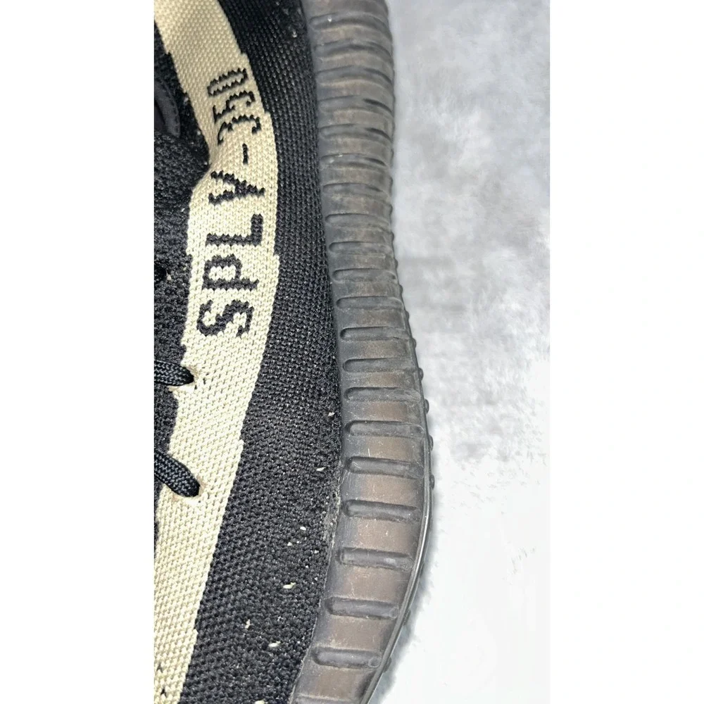 adidas Yeezy Boost 350 V2 Core Black White Size 9.5 2016 Pair No Box!